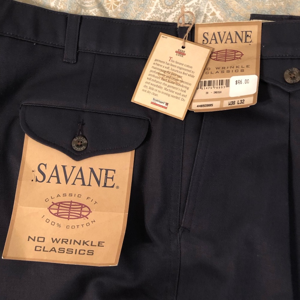 Savane Pleated Slacks